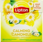 Напиток травяной, Lipton (Липтон) 0.7 г 20 шт с ромашкой и мятой пирамидки